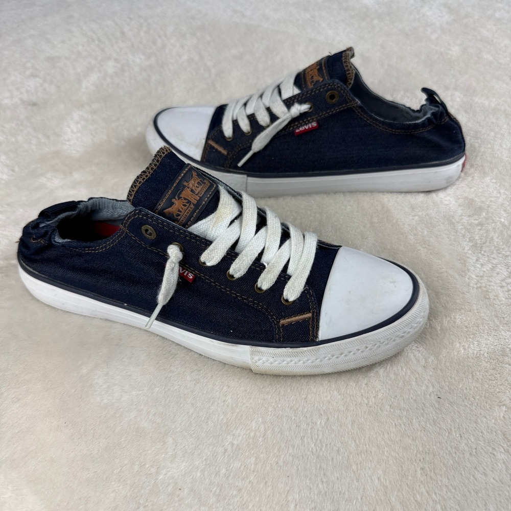 Levi's Stan G Comfort Tech Shoes Womens 10 Blue Denim‎ Comfort Tech Streetwear
